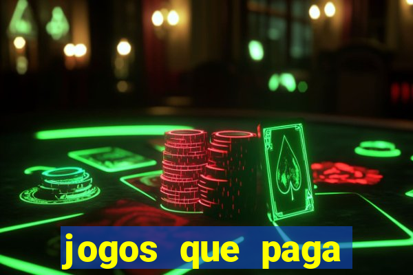 jogos que paga dinheiro de verdade no pix