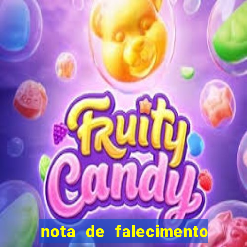 nota de falecimento a tribuna santos
