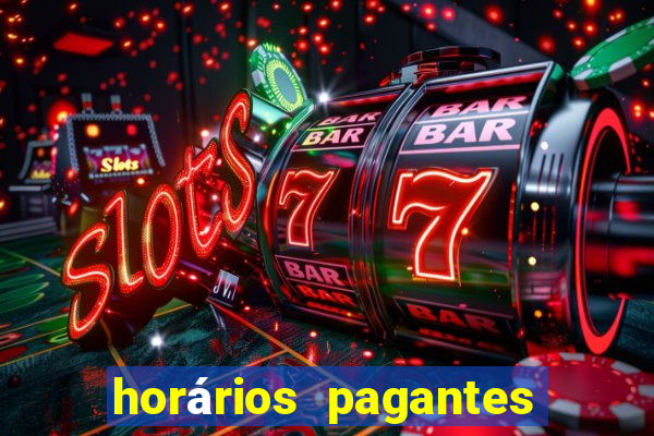 horários pagantes pg soft
