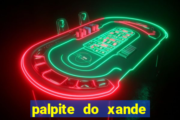 palpite do xande de hoje