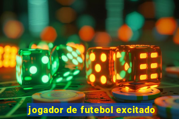 jogador de futebol excitado