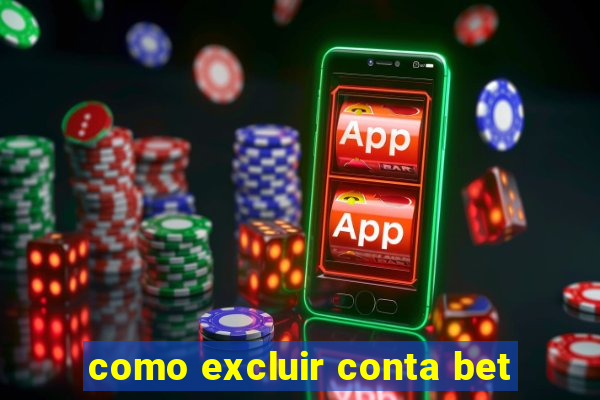 como excluir conta bet