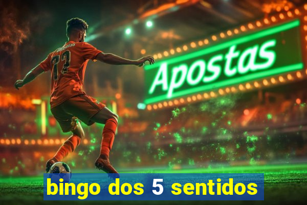bingo dos 5 sentidos
