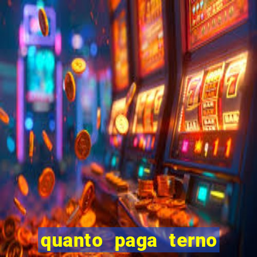 quanto paga terno da loteria federal