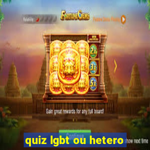 quiz lgbt ou hetero