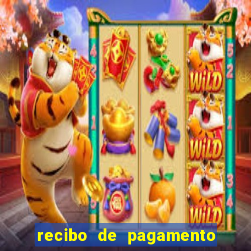 recibo de pagamento word editável