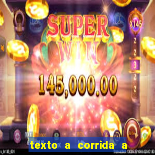 texto a corrida a lagarta lili