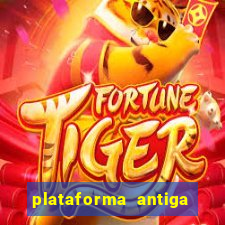 plataforma antiga de jogos