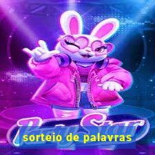 sorteio de palavras