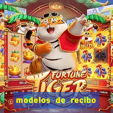 modelos de recibo de pagamento word
