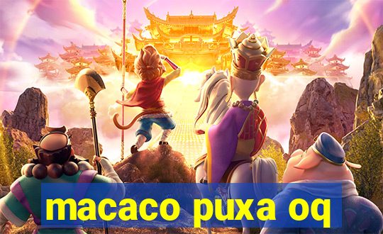 macaco puxa oq