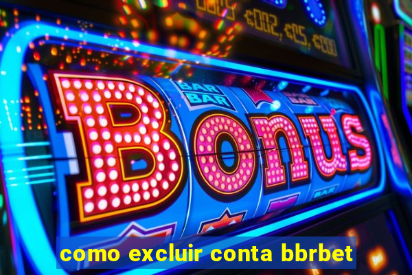 como excluir conta bbrbet