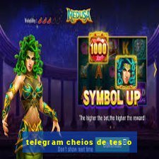 telegram cheios de tes茫o