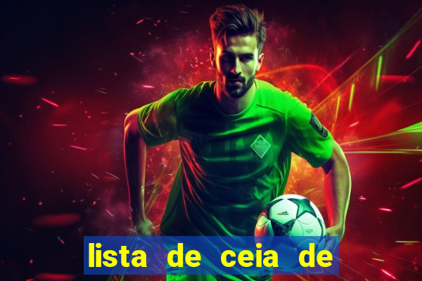 lista de ceia de natal completa